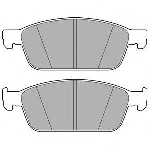 DELPHI LP2495 Комплект гальмівних колодок, дискове гальмо