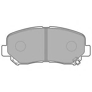 DELPHI LP2481 Комплект гальмівних колодок, дискове гальмо