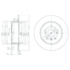 DELPHI BG3183 гальмівний диск