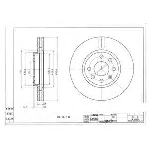 DELPHI BG3569 гальмівний диск