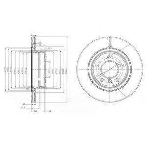 DELPHI BG3901C гальмівний диск