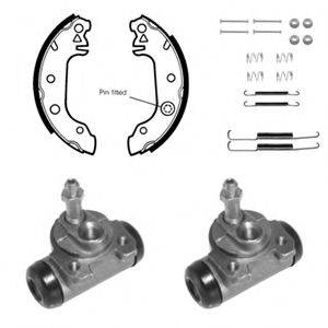 DELPHI 697 Комплект гальмівних колодок