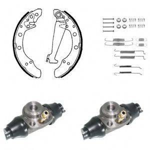 DELPHI KP849 Комплект гальмівних колодок