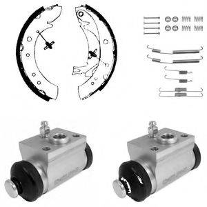 DELPHI KP1130 Комплект гальмівних колодок