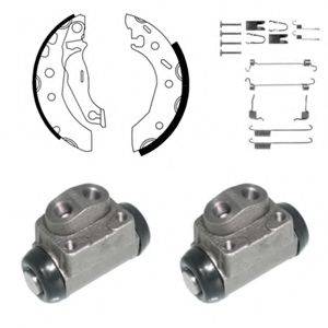 DELPHI 897 Комплект гальмівних колодок
