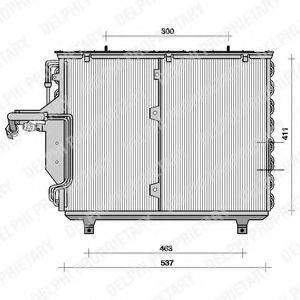 DELPHI TSP0225041 Конденсатор, кондиціонер