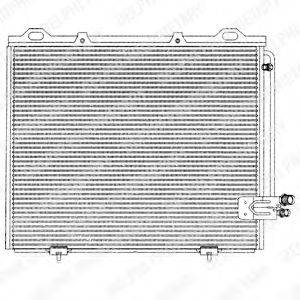 DELPHI TSP0225194 Конденсатор, кондиціонер