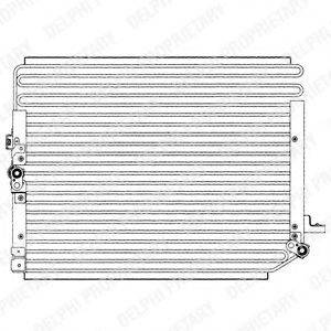 DELPHI TSP0225203 Конденсатор, кондиціонер