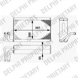 DELPHI TSP0525182 Випарник, кондиціонер