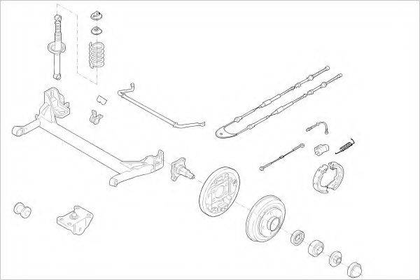 DELPHI FORD06650R Підвіска колеса