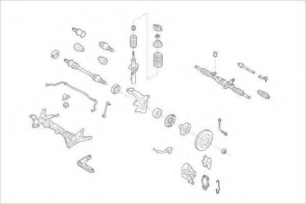 DELPHI FORD03903F Підвіска колеса