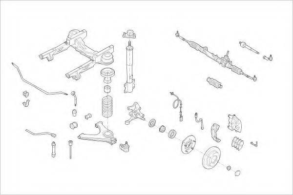 DELPHI FORD05285F Підвіска колеса