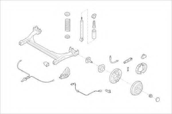 DELPHI SKOD15938R Підвіска колеса