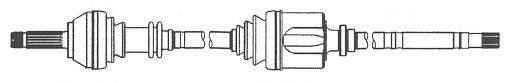 FARCOM 121860 Приводний вал