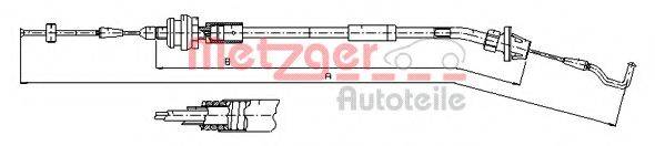 METZGER 111624 Тросик газу