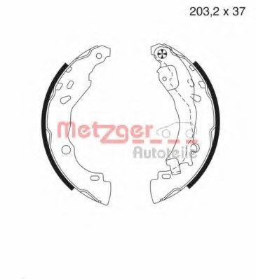 METZGER MG982 Комплект гальмівних колодок