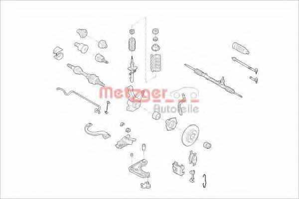 METZGER FOA1V Підвіска колеса