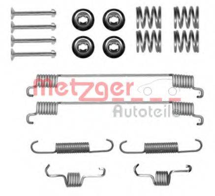 METZGER 1050889 Комплектуючі, гальмівна колодка