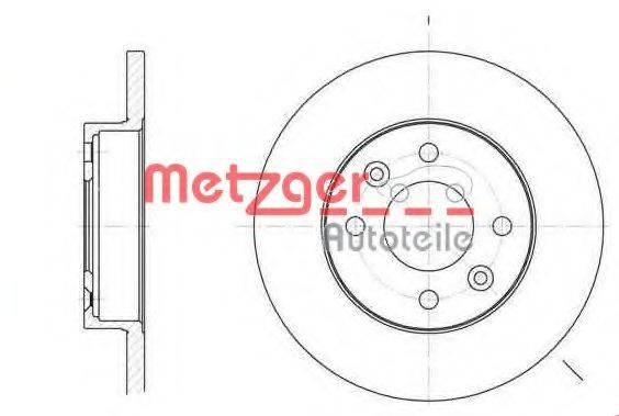 METZGER 606700 гальмівний диск