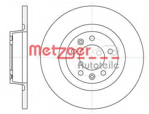 METZGER 6105300 гальмівний диск