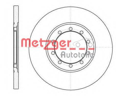 METZGER 6110540 гальмівний диск