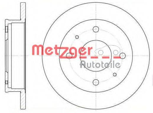 METZGER 6110429 гальмівний диск