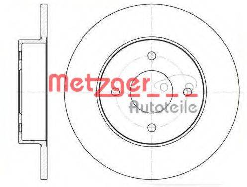 METZGER 678800 гальмівний диск