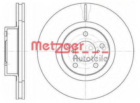 METZGER 671510 гальмівний диск