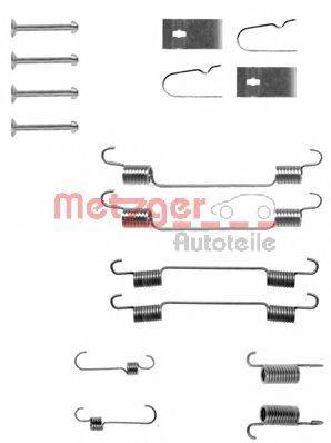 METZGER 1050722 Комплектуючі, гальмівна колодка