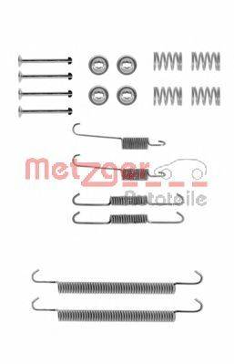 METZGER 1050757 Комплектуючі, гальмівна колодка