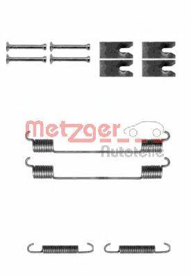 METZGER 1050814 Комплектуючі, гальмівна колодка