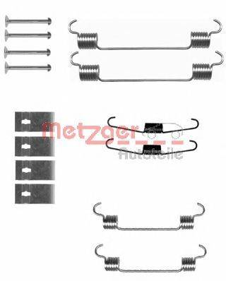 METZGER 1050833 Комплектуючі, гальмівна колодка