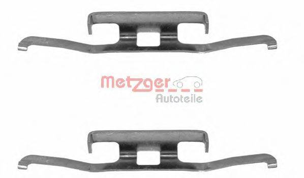 METZGER 1091098 Комплектуючі, колодки дискового гальма