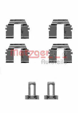 METZGER 1091233 Комплектуючі, колодки дискового гальма