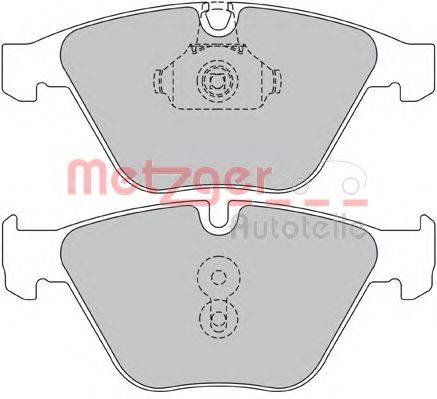 METZGER 1170090 Комплект гальмівних колодок, дискове гальмо