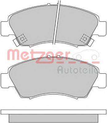 METZGER 1170230 Комплект гальмівних колодок, дискове гальмо