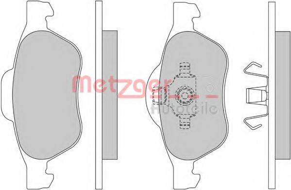 METZGER 1170462 Комплект гальмівних колодок, дискове гальмо