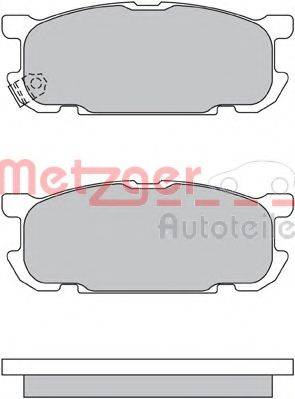 METZGER 1170613 Комплект гальмівних колодок, дискове гальмо