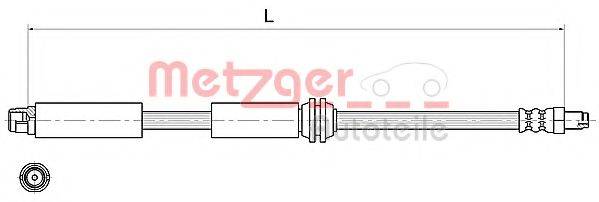 METZGER 4111367 Гальмівний шланг