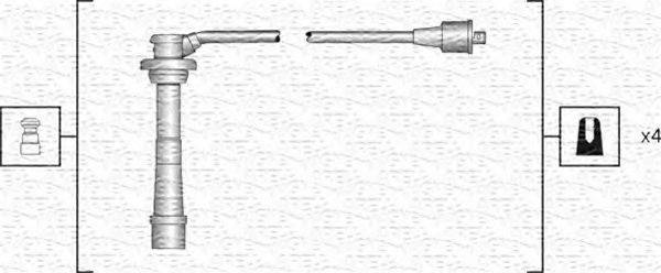 MAGNETI MARELLI 941318111271 Комплект дротів запалювання