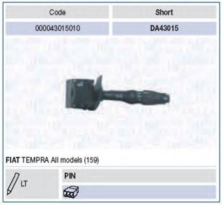 MAGNETI MARELLI 000043015010 Вимикач на колонці кермового керування