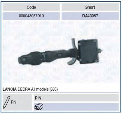 MAGNETI MARELLI 000043087010 Вимикач на колонці кермового керування