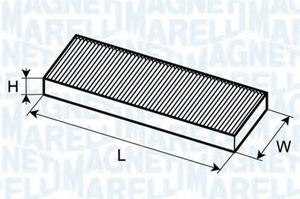 MAGNETI MARELLI 350203061860 Фільтр, повітря у внутрішньому просторі