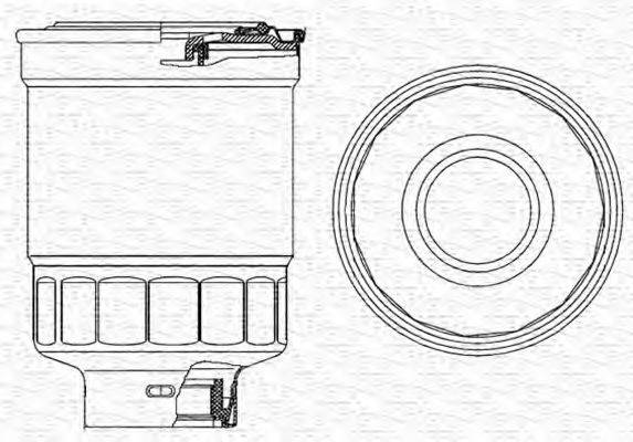 MAGNETI MARELLI 213908527000 Паливний фільтр