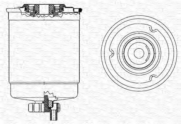 MAGNETI MARELLI 213908567000 Паливний фільтр