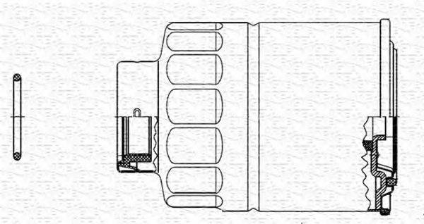 MAGNETI MARELLI 213908568000 Паливний фільтр