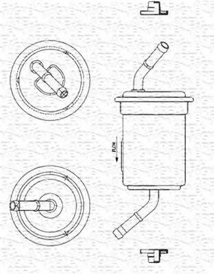 MAGNETI MARELLI 213908907800 Паливний фільтр