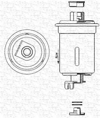 MAGNETI MARELLI 213908908320 Паливний фільтр