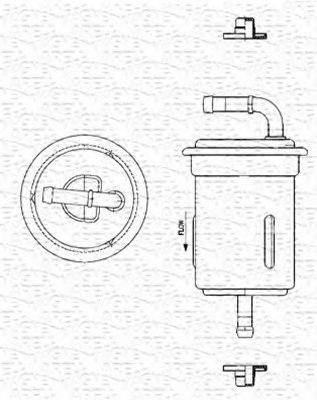 MAGNETI MARELLI 213908909000 Паливний фільтр