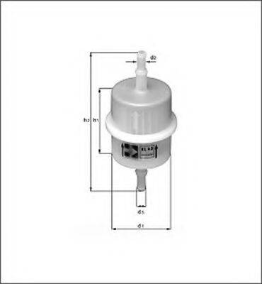 MAGNETI MARELLI 154070085840 Паливний фільтр